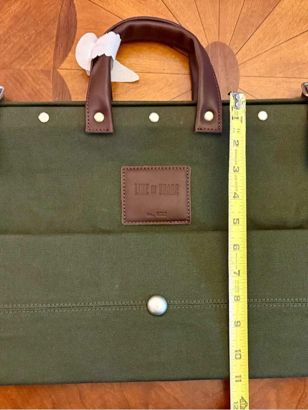 Bespoke Post “Line of Trade” Field Duffle Bag - New in Box / Khaki Green